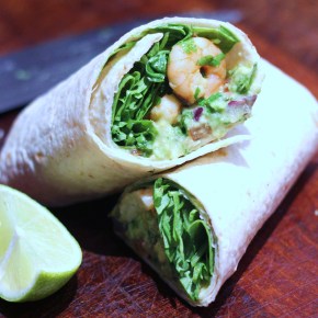 Mexican supper: Fiery prawn & guacamole&nbsp;wraps