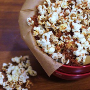 Bacon salt & maple syrup&nbsp;popcorn