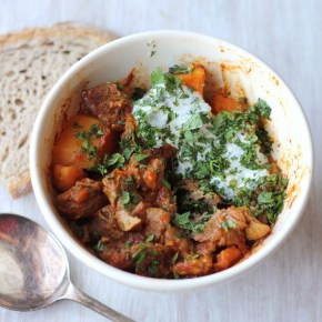 Moroccan feast: Lamb & butternut squash tagine with zingy herb&nbsp;yoghurt