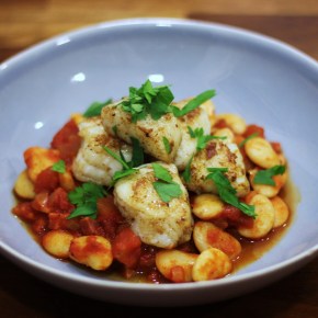 Spanish supper: Monkfish with quick chorizo & butterbean&nbsp;stew